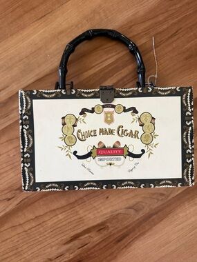 Choice Made Cigar Decorative Box - Cream & Black